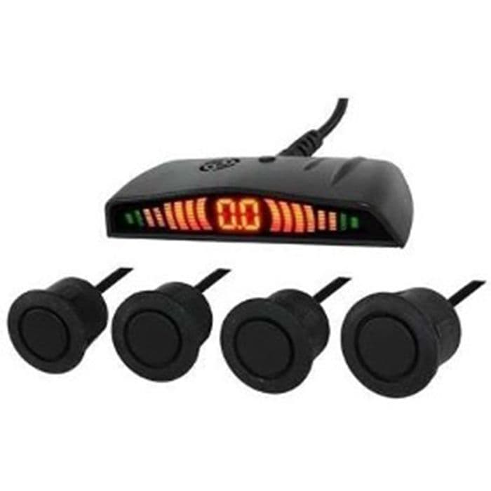 Sensor Estacionamento Code 4 Pontos Preto fosco Display Sinal Sonoro