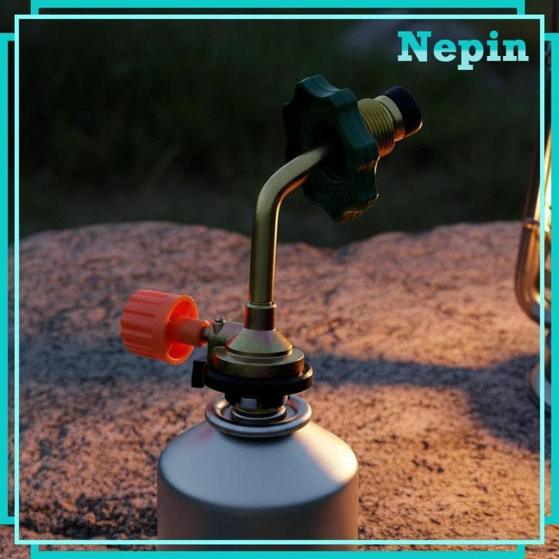 [Nepin] Válvula De Carregamento De Garrafa De Tanque De Gás Multifuncional Suporte Adaptador Compacto Para Acampamento ,