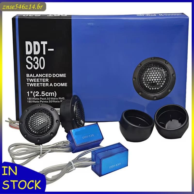 [Bjrw] DDT-S30 1 Par De Tweeter De Carro Filme De Seda De Áudio Para Modificação 180W Alto-Falante De Alta Frequência