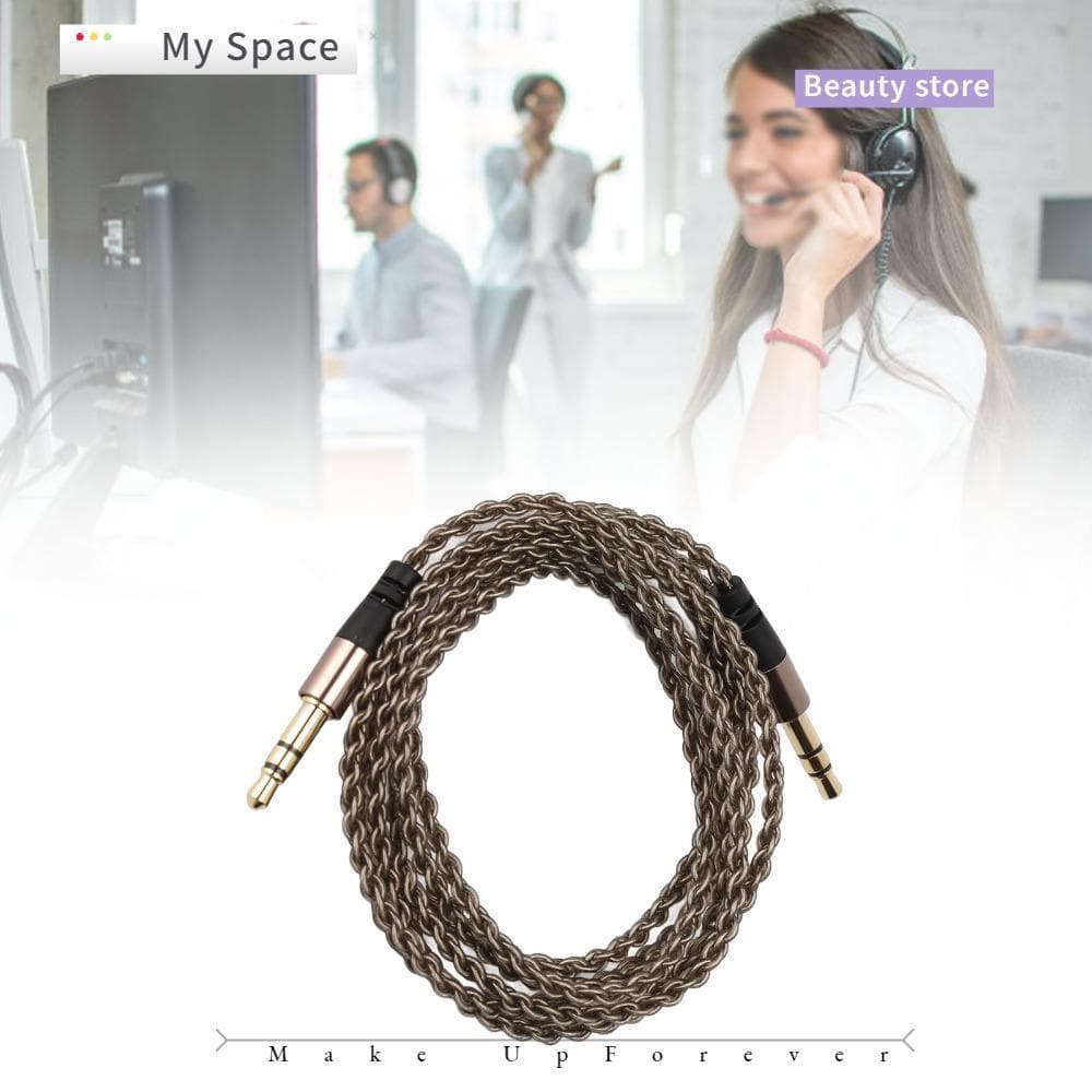 Meu Cabo De Fone De Ouvido De 3.5 Mm , Substituição Plug and Play Com Conector Flexível