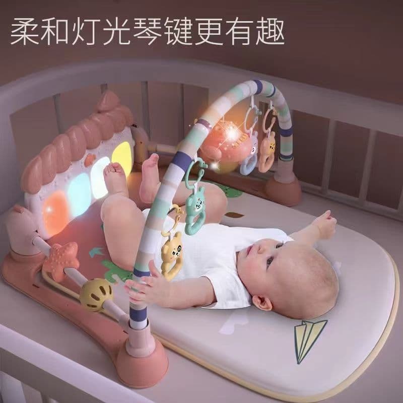 Brinquedo Musical para Bebês com Piano de Chão, Tapete de Atividades para Bebês de 0 a 36 Meses, Brinquedo Educativo 8.1