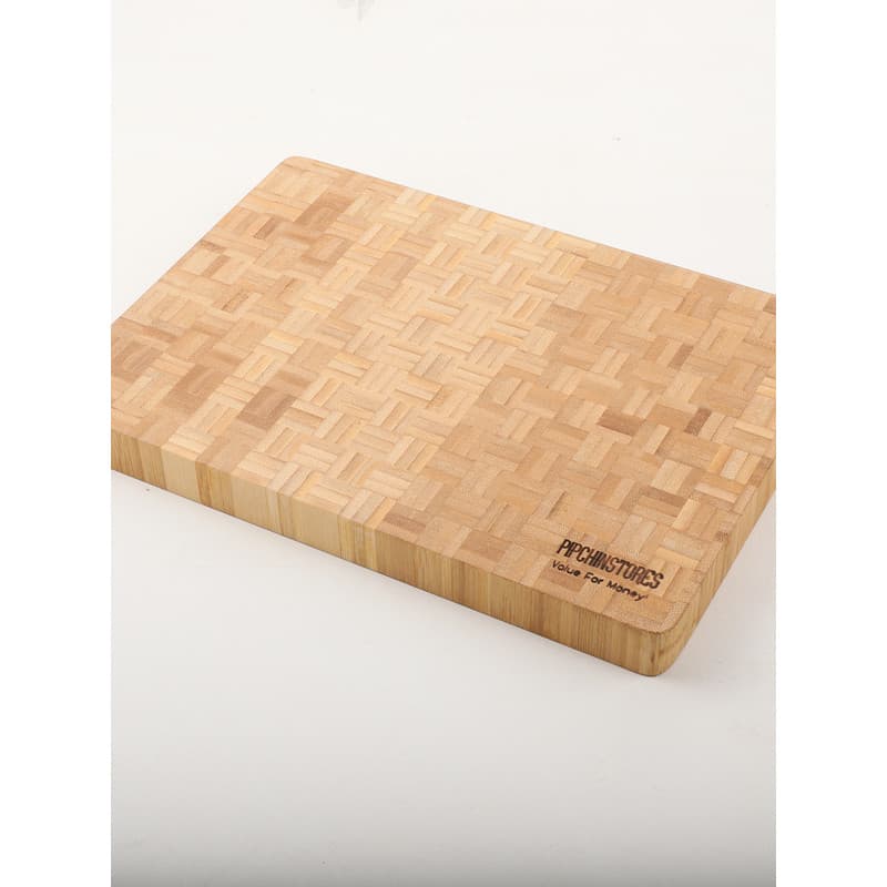 Tábua de corte de bambu espessada estilo europeu real Tábua de corte doméstica Tábua de corte antibacteriana à prova de