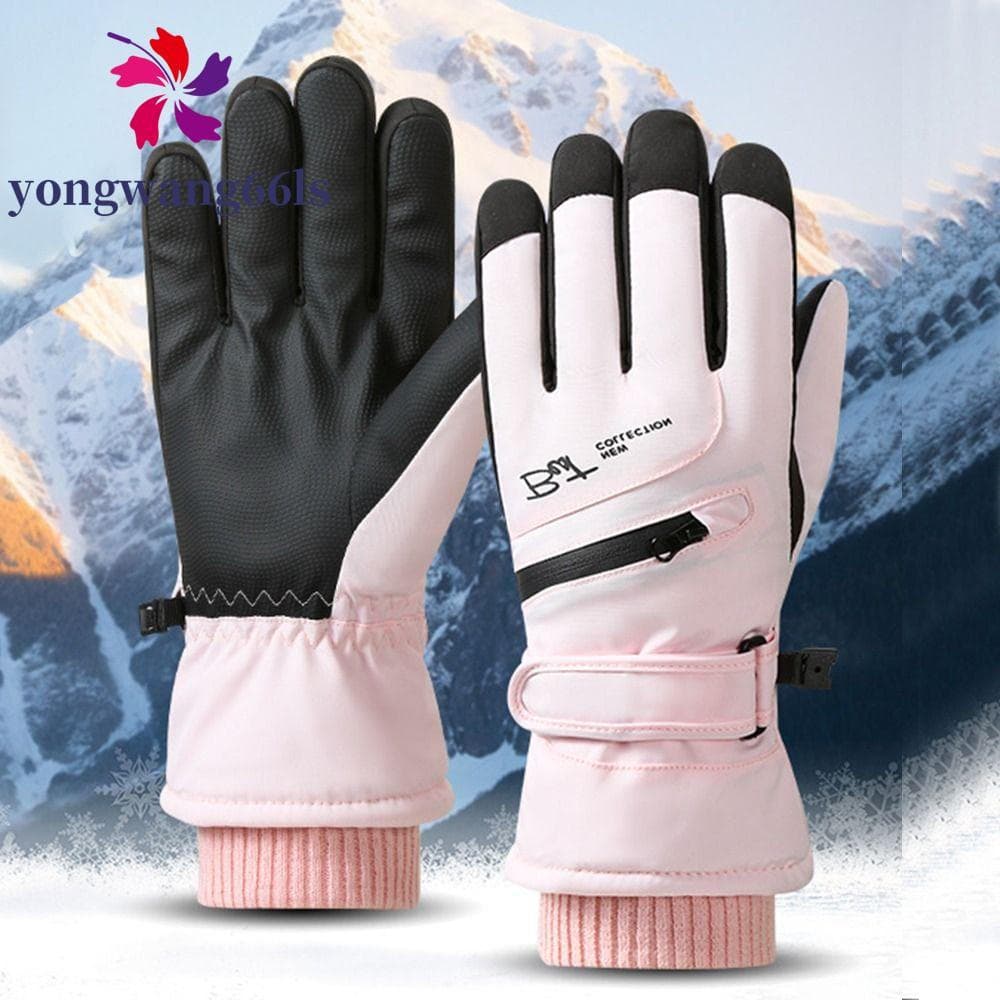 Luvas De Esqui De Inverno YONGWANG , Femininas Impermeáveis Com Tela Sensível Ao Toque , Grossas De Lã Quente