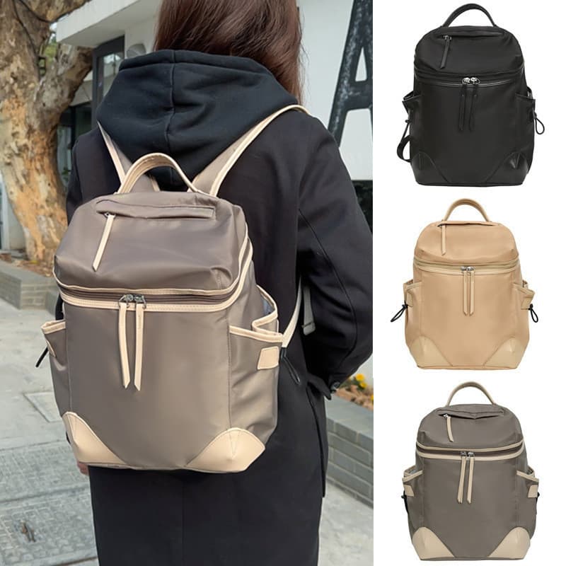 Luz de luxo novo estilo mochila feminina Casual Yadan computador mochila Commuter saco de trabalho senhoras leve mochila