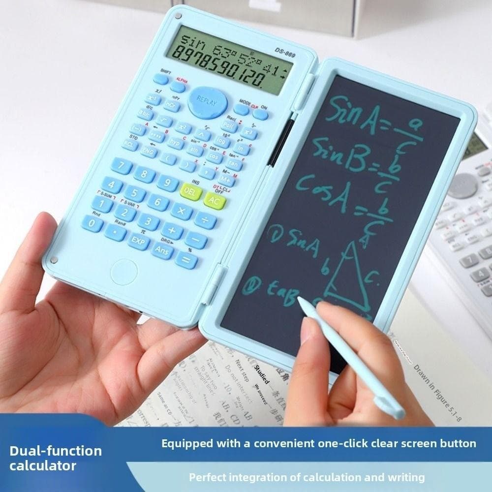 Calculadora Científica , Calculadoras De Função De Exibição De Tela Grande 2 Em 1 Com Tablet , 6 Polegadas