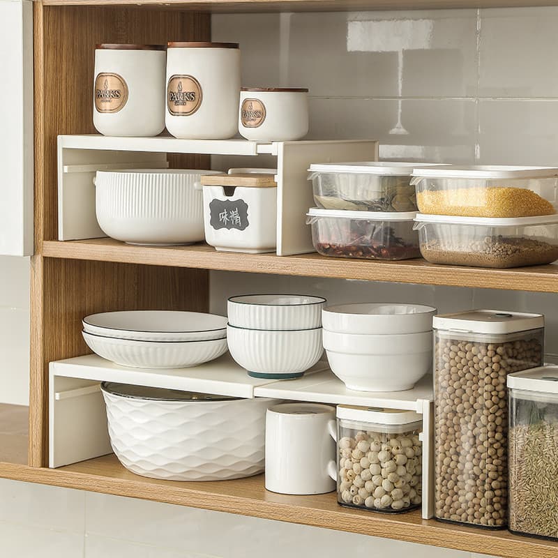 [Novo produto] Prateleira de cozinha que economiza espaço, prateleira de armazenamento, bancada em camadas, multifuncion