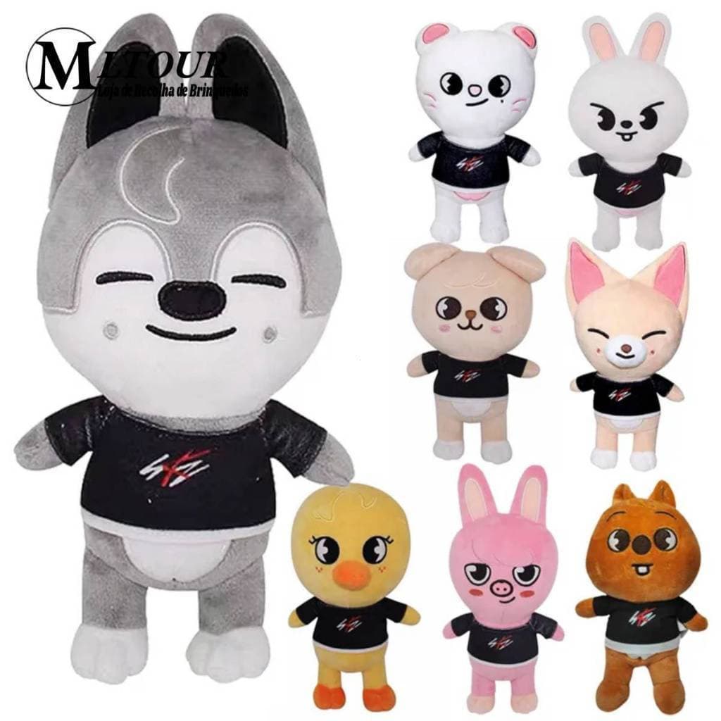 Novo skzoo boneca brinquedo de pelúcia crianças perdidas Leeknow Hyunjin presente