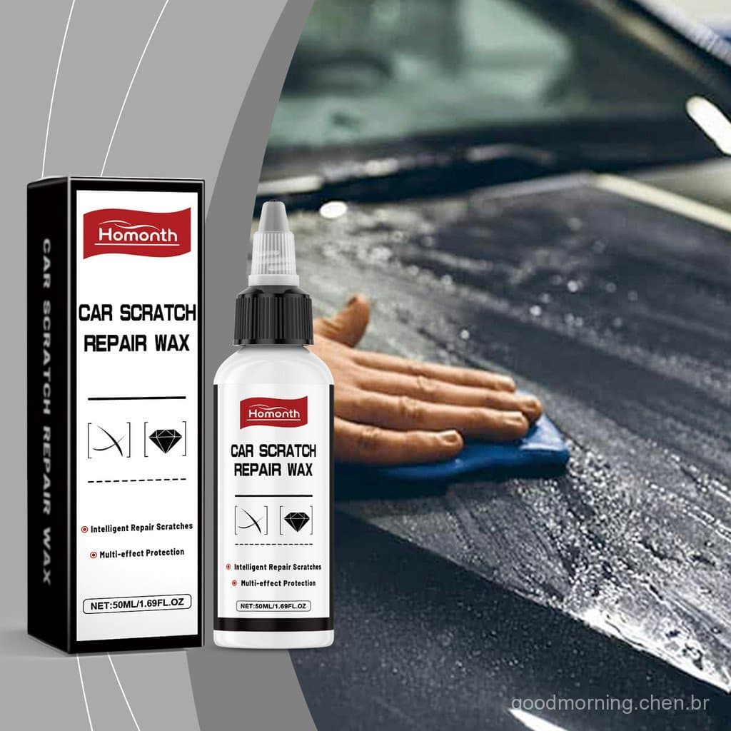 HOMONTH Loção de manutenção para pintura de cera de arranhões de carro, cuidados com a superfície, Remove arranhões, loç