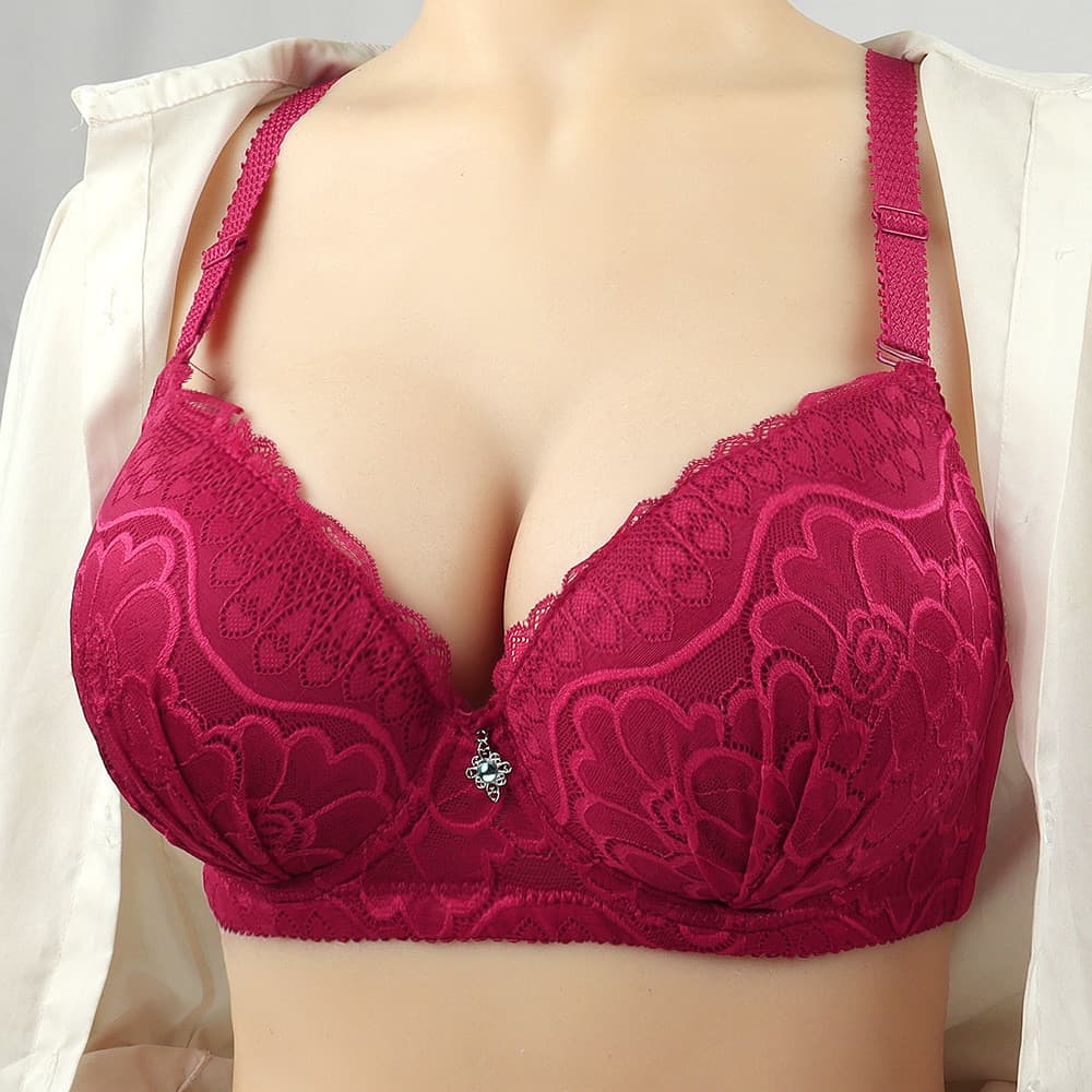 [Em Estoque] Sutiã Plus Size com Aro, Suporte Estável, Antiderrapante, Realça o Busto, Leve e Confortável, Tamanho GG Gr