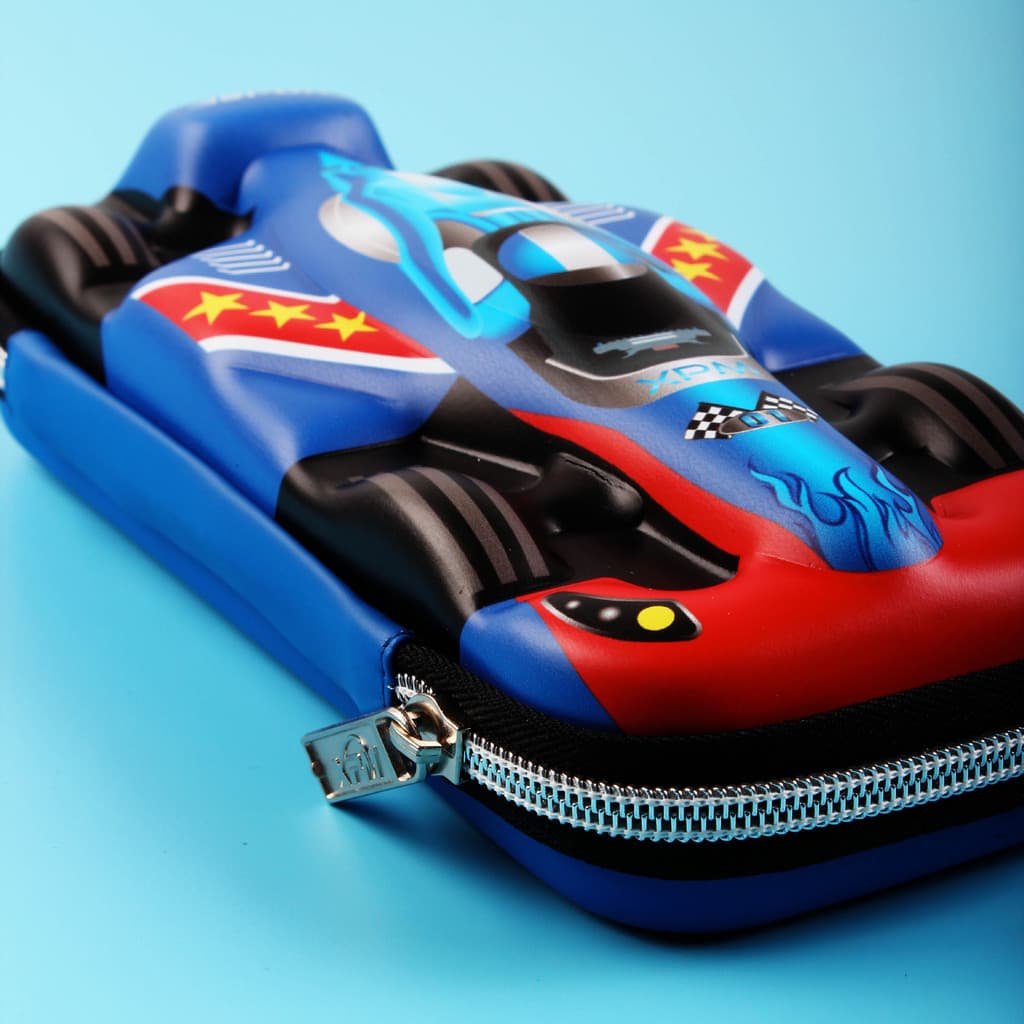 Estojo de lápis em formato de carro para alunos do ensino fundamental e crianças, caixa de lápis 3D, design de carro esp