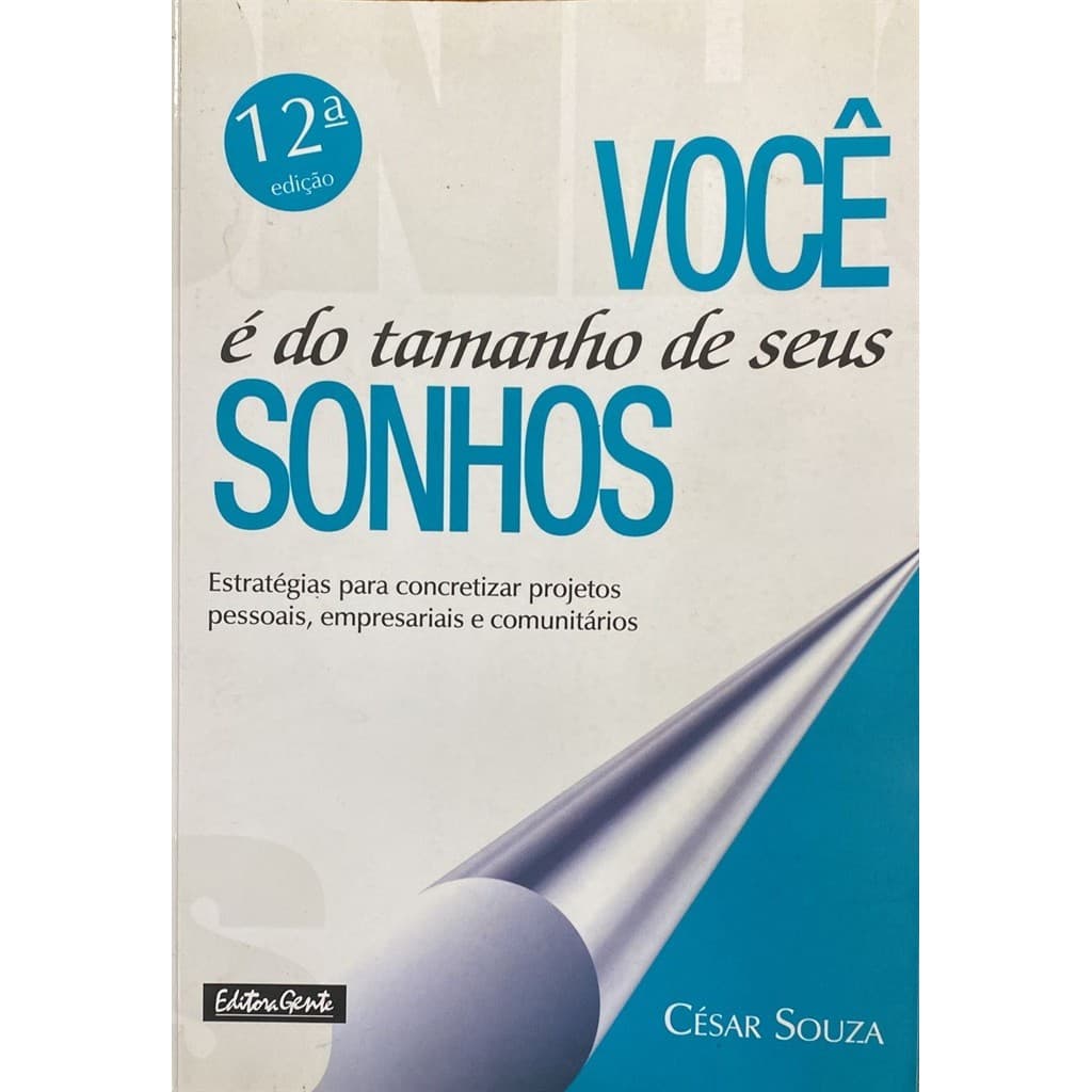 Você é do Tamanho de Seus Sonhos autor César Souza