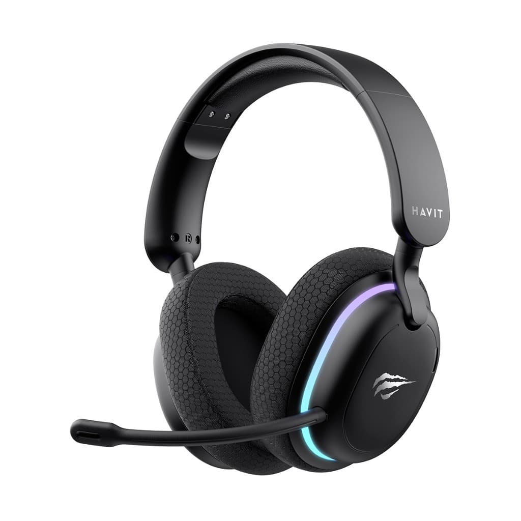 Headset Gamer Havit Gamenote Fuxi H7 BT 2.4GHz Type C Preto