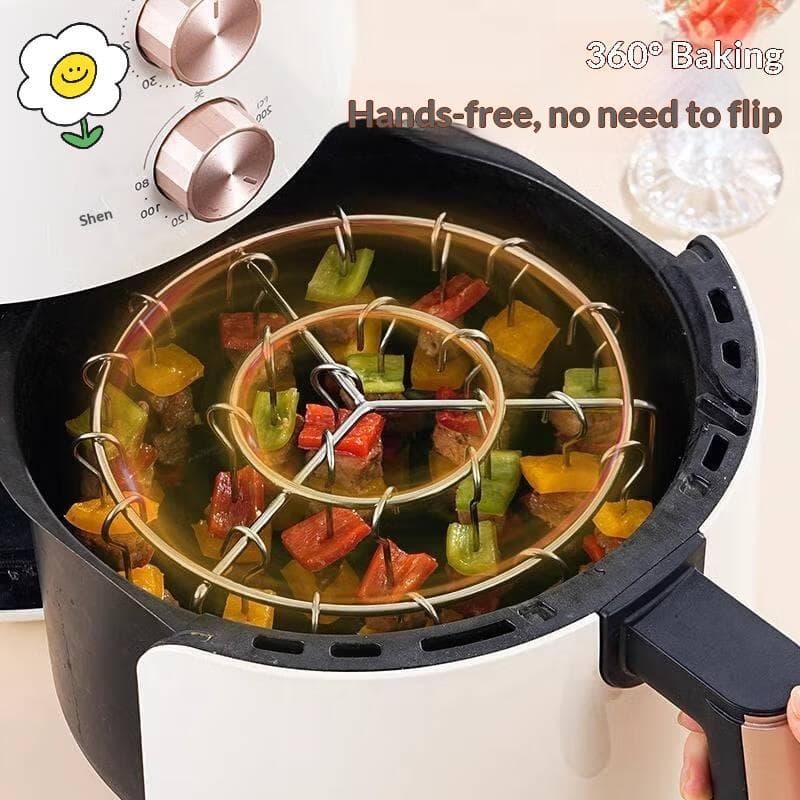 maoting } Espeto De Grelha De Aço Inoxidável Ra Vertical Destacável 24 Slots Suporte Para Acampamento Ao Ar Livre Grelha