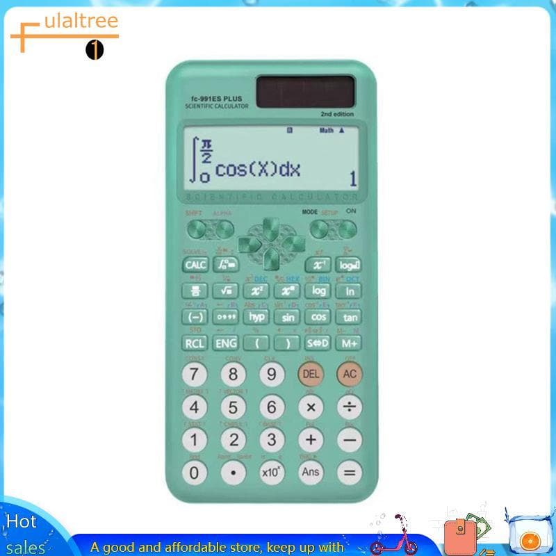 Calculadora Científica Movida A Energia Solar 991ES PLUS-2nd 417 Funções Para Alunos E Professores D