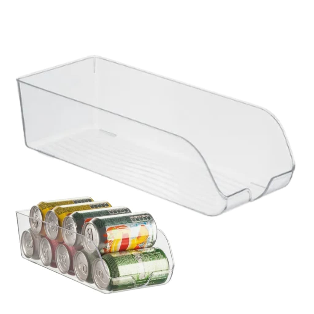 Organizador Porta Latas Acrílico P Geladeira Armários Ordene
