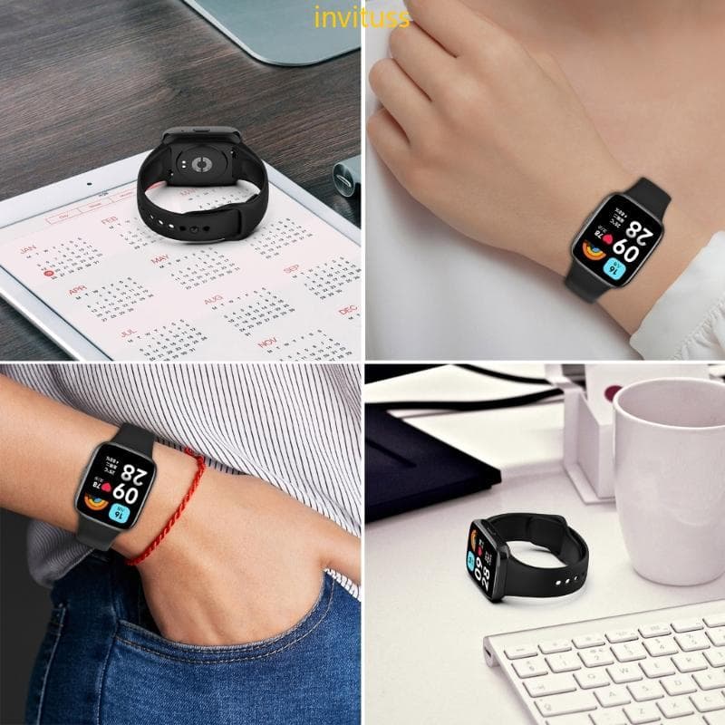 Pulseira Inv Para Redmi Watch3 Lite Active Watch Bands Pulseiras De Silicone