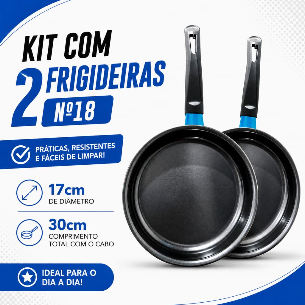 Frigideira Resistente n°18 Não Gruda