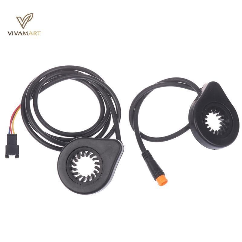 Vivamart Bicicleta Elétrica 12 Magnético Duplo Hall Sensor Pedal De Assistência Para Ebike SM/Plugue À Prova Dwaterproof