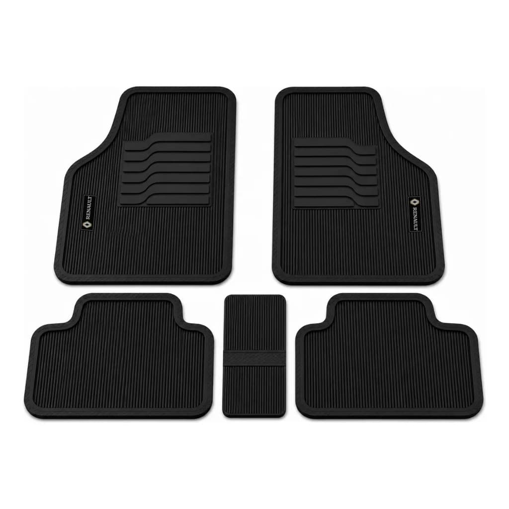 Tapete Automotivo 5 Peças Com Logo Diversas Marcas Pvc