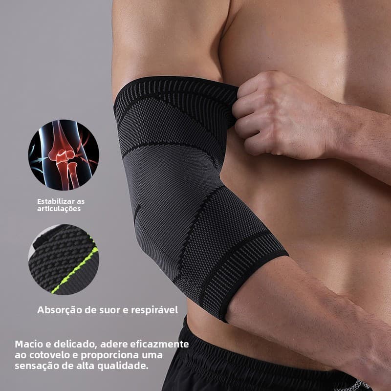 Cinta de cotovelo esportiva Equipamento de proteção esportiva em nylon