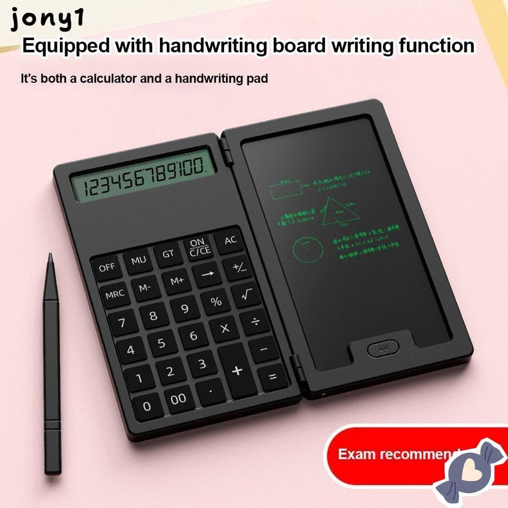 Calculadoras Científicas THUY , Calculadora Matemática De 12 Dígitos Com Bloco De Notas LCD De Contabilidade Dobrável Pa