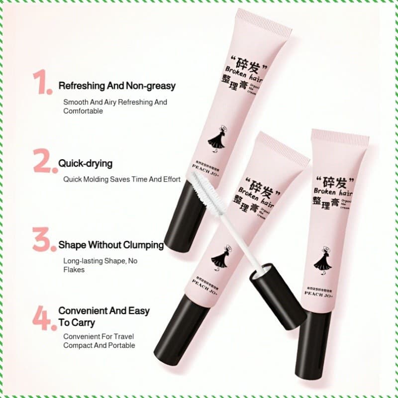 🎁Compre 1 e Leve 1 Grátis/PEACH JO+ Cera Modeladora em Bastão para Cabelos com Efeito Flyaway/Argila Capilar/Fixador Cap