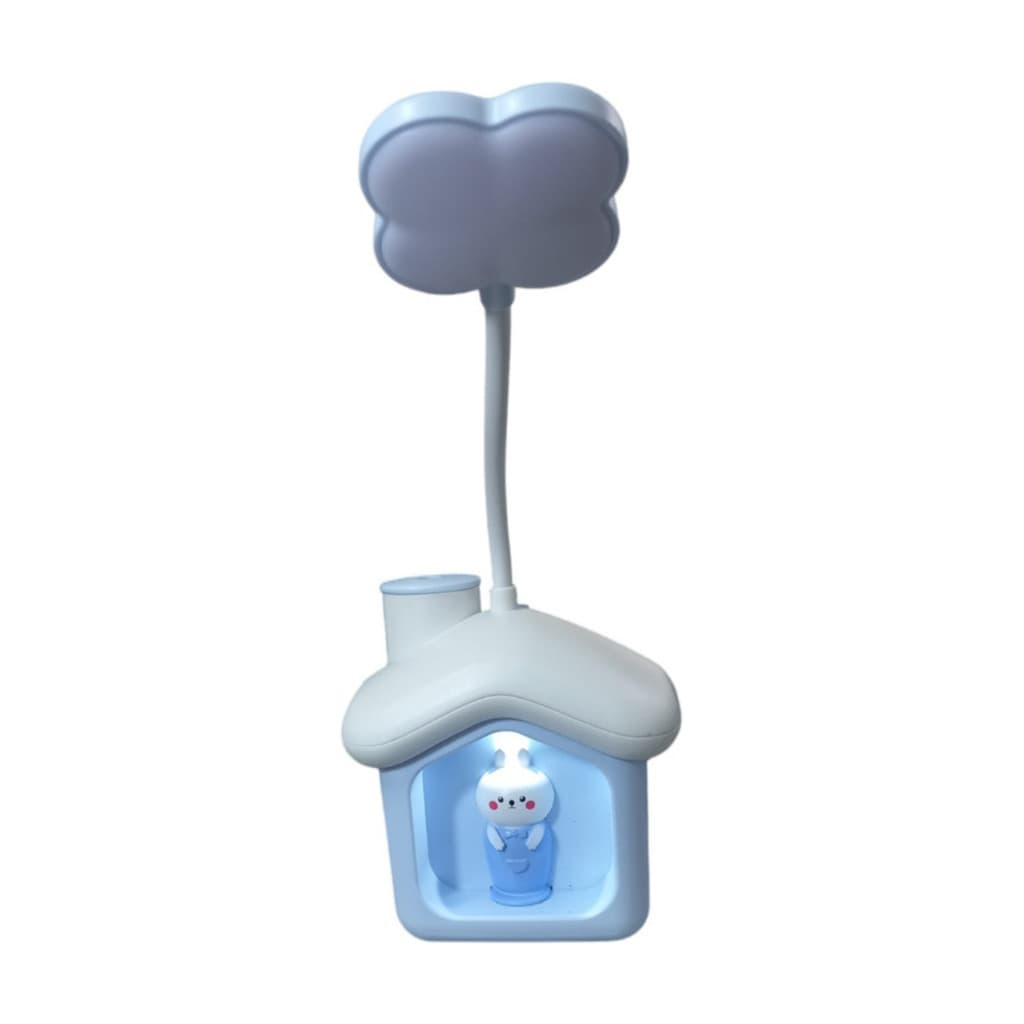 Luminária de Mesa Casinha Coelho Infantil - Quarto