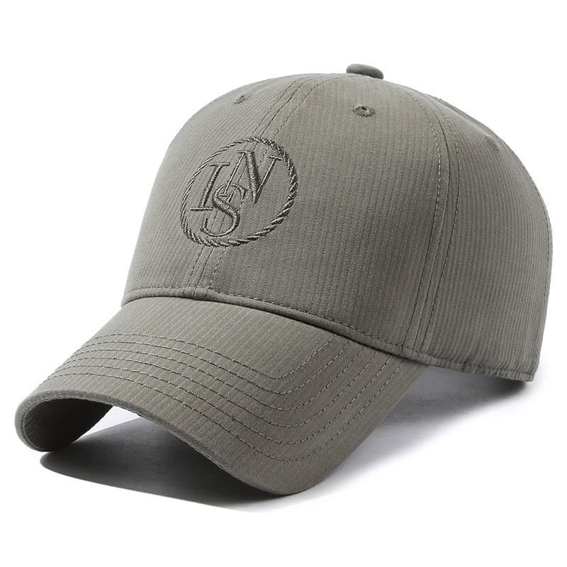 Boné Masculino com Topo Macio, Bordado com Letras, Boné de Sol Versátil, Boné Casual para Atividades ao Ar Livre, d