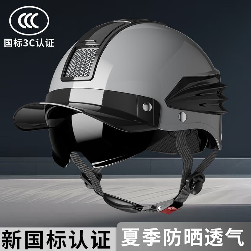 Capacete para veículo elétrico Junhaolong com certificação 3C para homens e mulheres, proteção solar de verão, respiráve