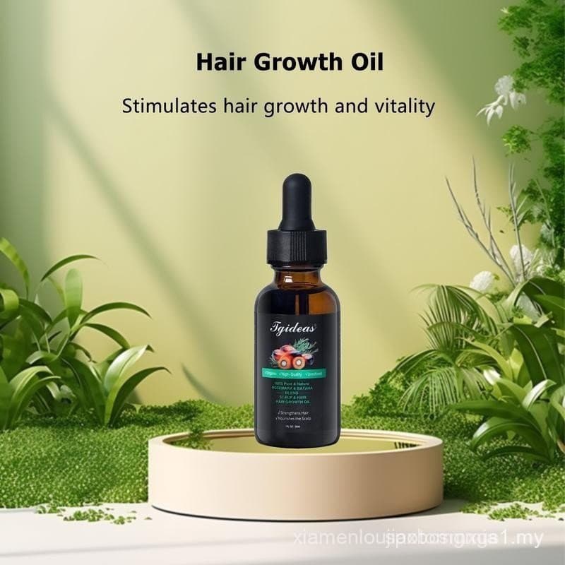 Óleo de Alecrim e Batana Tgideas - Misturado com Óleo de Jojoba e Óleo de Argan - Óleo Essencial 100% Orgânico para Cuid
