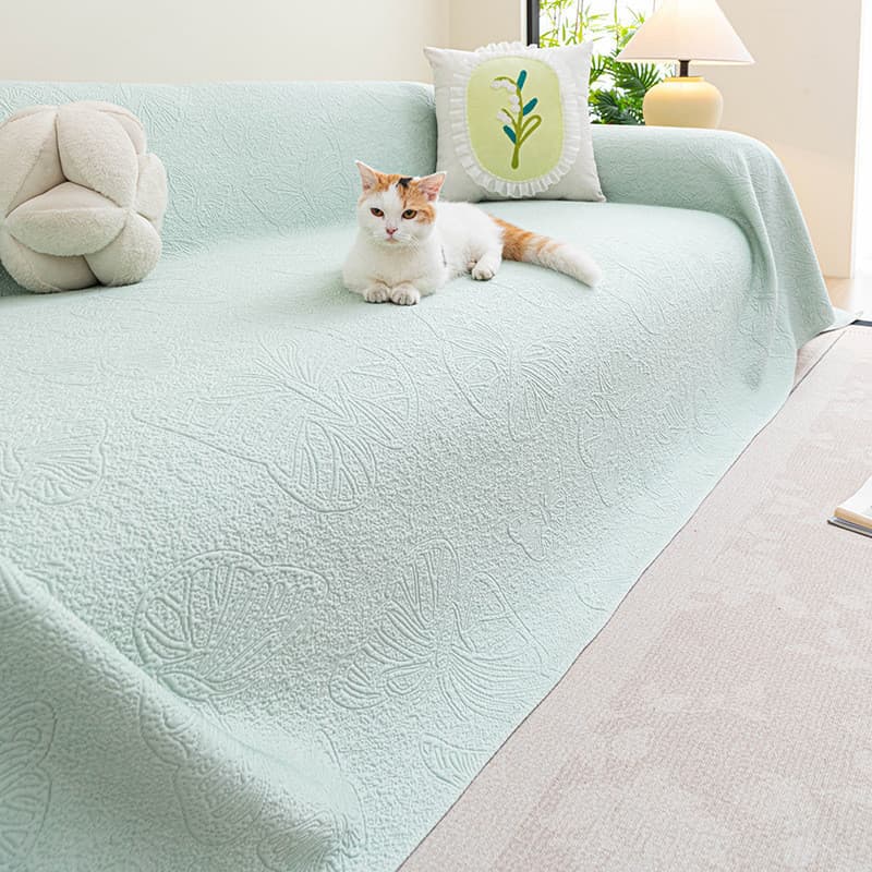 [Novo produto] Capa de sofá simples de verão, capa de sofá de uma peça, Anti-gato, arranhões, almofada de sofá, capa de