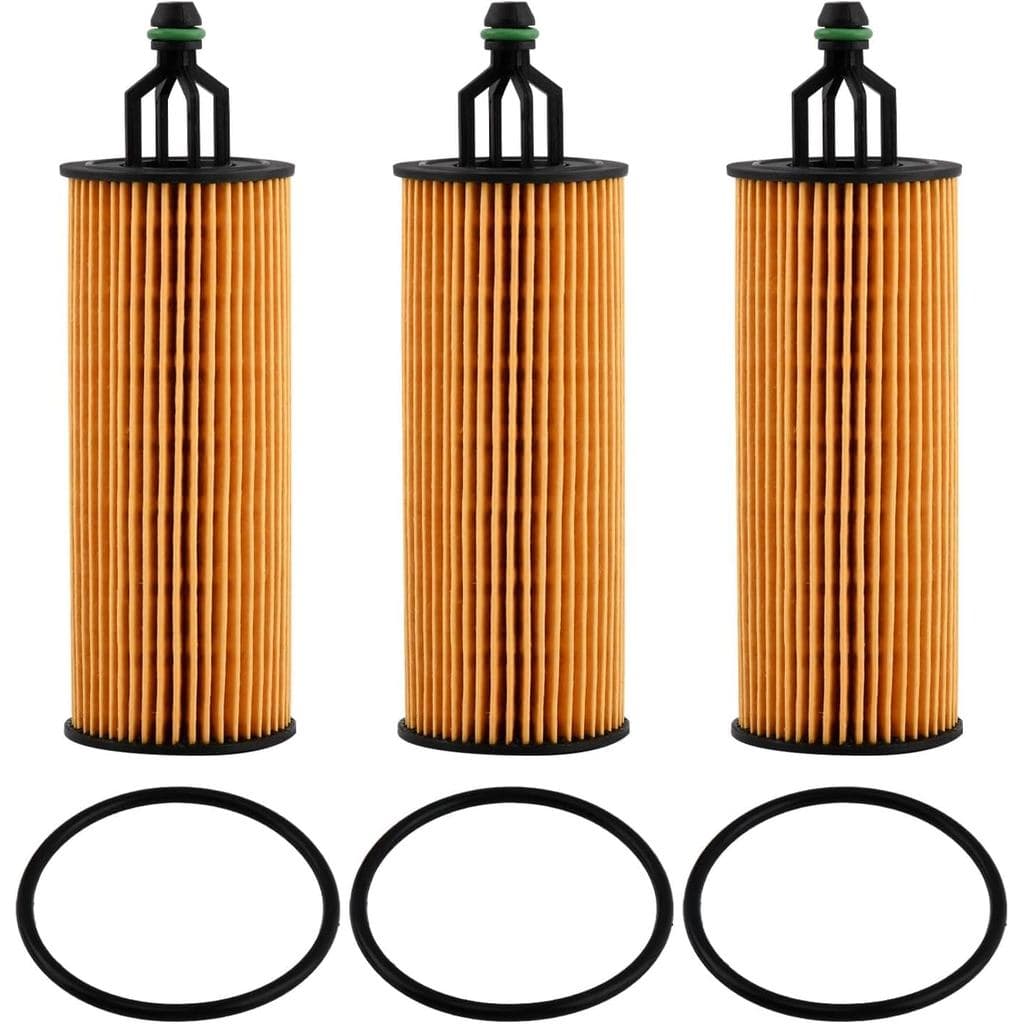 Pacote com 3 Filtros de Óleo 68191349AC - Compatível com Jeep Grand 3.6L, Chrysler 300, Durango, Grand Caravan, Ram 1500