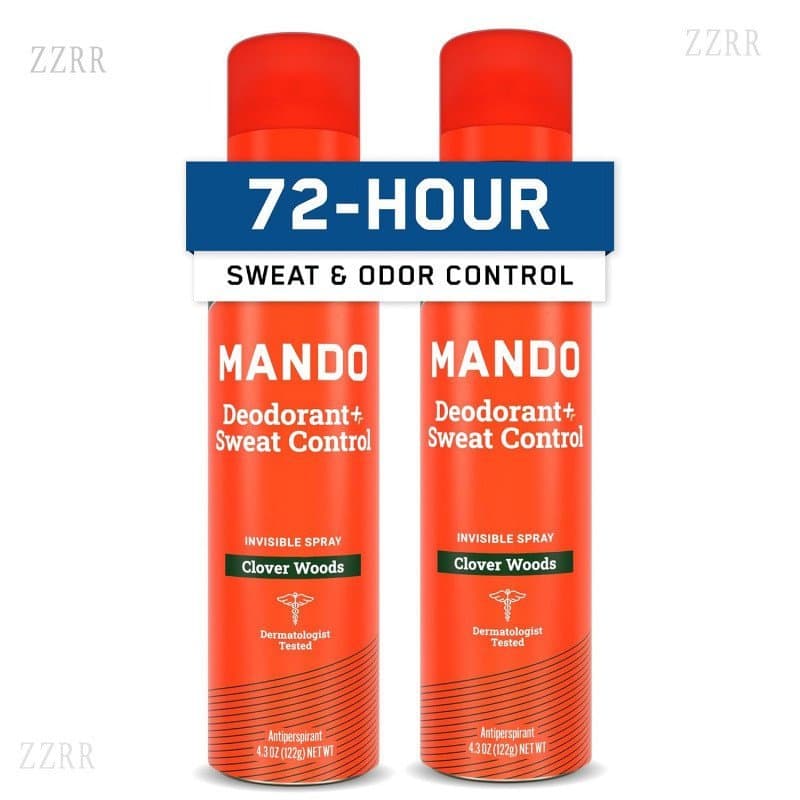 Mando Desodorante Antitranspirante Masculino Spray-Fragrância Floresta de Ervas, Pacote de 2 Sticks | Spray desodorante