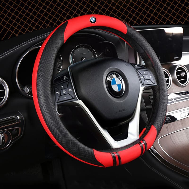 para BMW Série 5, Série 3, Série 1/7/x1 x2 x3 x4 x5 x6 x7, capa de volante em fibra de carbono, manopla de volant