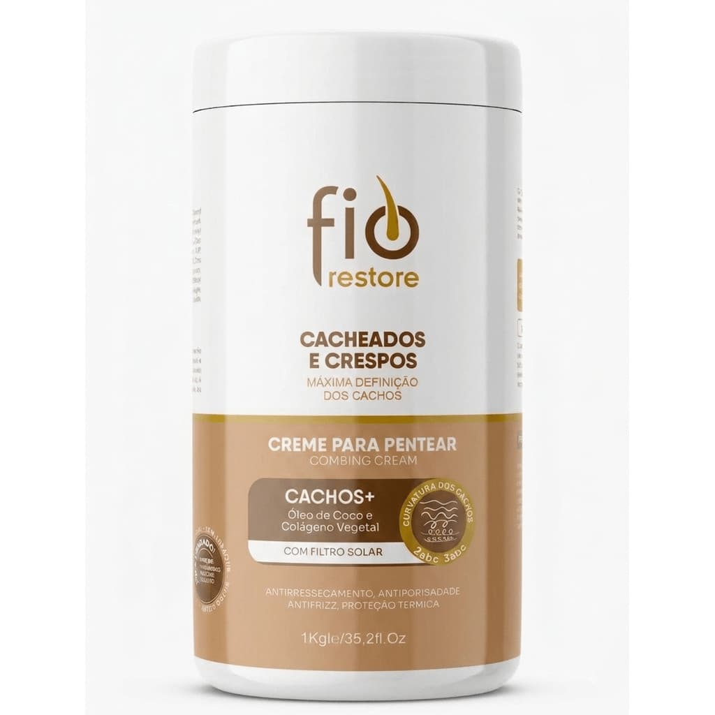 Fio Restore Cacheados e Crespos - Creme de Pentear 1kg
