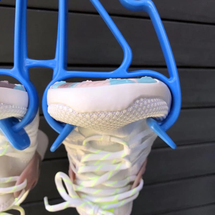 Japonês branco sapato secador sapatos esportivos rack de secagem varanda pendurado sapato rack pendurado g