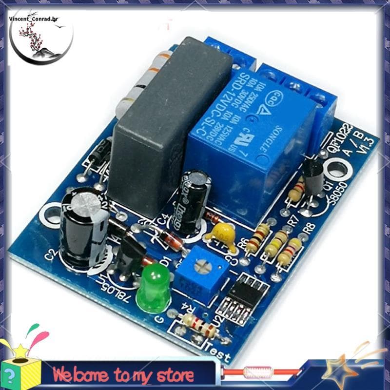 Interruptor De Atraso Com Temporizador Ajustável AC 220V Módulo De Relé Liga/Desliga Novo