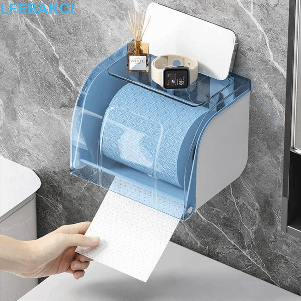Suporte De Papel Higiênico , Caixa De Tecido Montada Na Parede Com Forte Capacidade De Rolamento À Prova D'água , Capa T