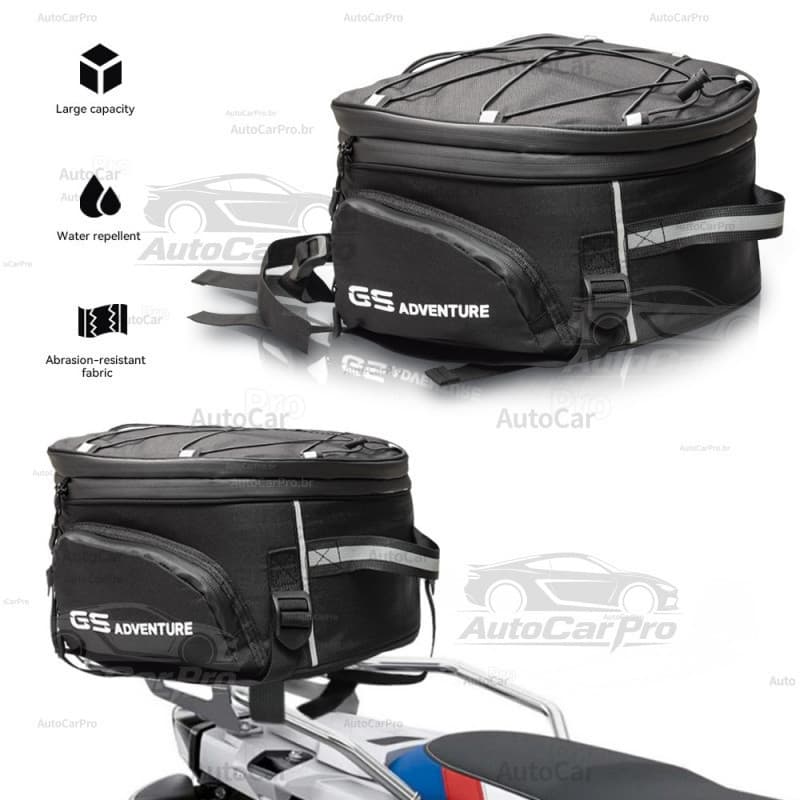 Bolsa Traseira para Motocicleta Multifuncional, Mochila de Alta Capacidade para BMW ADV R1200GS YAMAHA MT EMWI