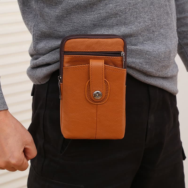 Novos Sacos De Cintura Pequena Crossbody Moeda Bolsa Telefone Retro Pendurado Para Viagens Ao Ar Livre Casual Uso Diário