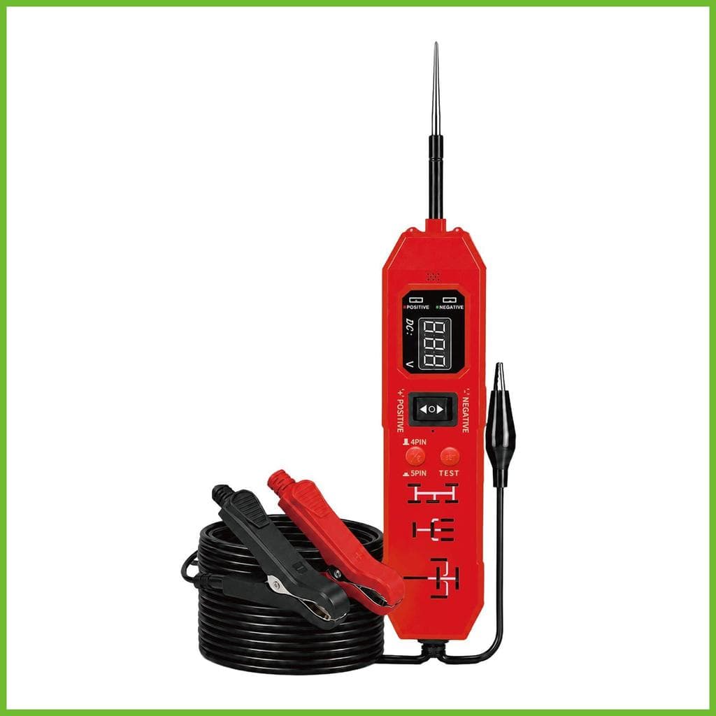 Testador De Circuito De Relé Plug-and-Play Equipamento Resistente A Quedas 12V 24V Ferramenta Automotiva Para Mecânica t