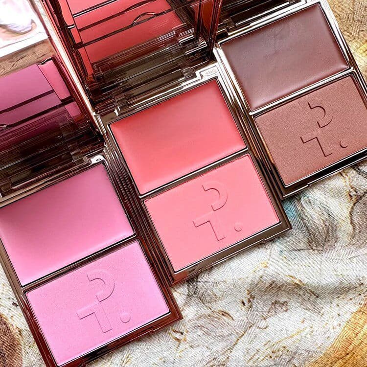 Creme blush De Dois Tons Patrick Ta Para Uso Úmido E Seco Não Muito/Apenas O Suficiente