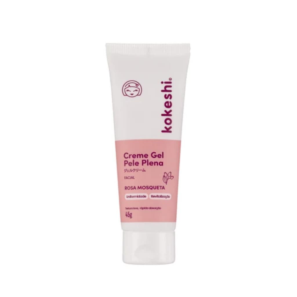Creme Gel Facial Pele Plena Kokeshi Antienvelhecimento 45g