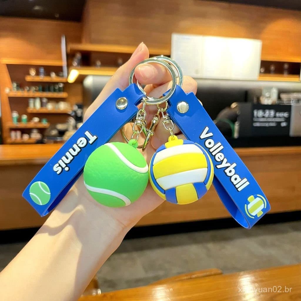 Pingente criativo em formato de bola da Copa do Mundo, acessório realista para mochila e carro, presente no atacado MBE5