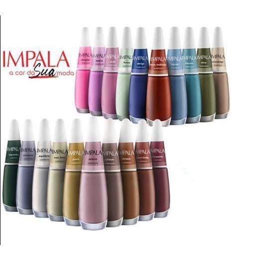 Esmaltes Cremosos Impala Coleção A Cor da Sua Moda 7,5ml