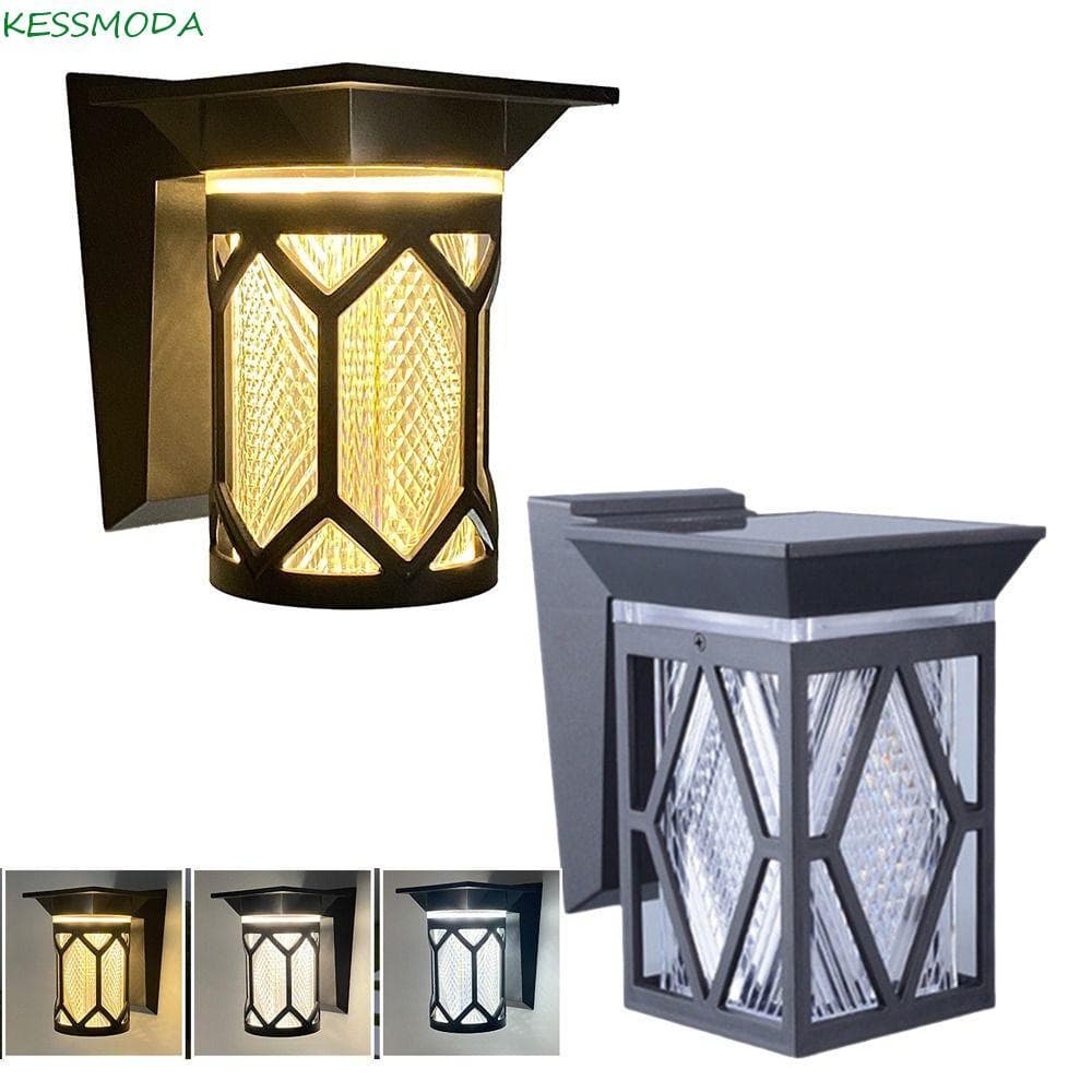 Luzes De Parede Solares , Lâmpada Solar LED Com Classificação IP54 Redonda/Quadrada , Arandela Inteligente Controle Remo