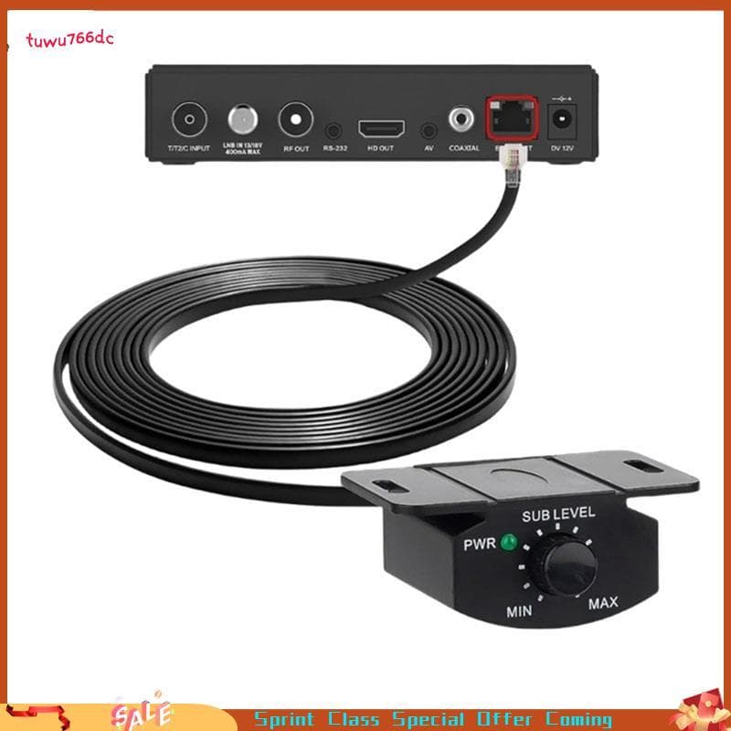 [Entrega Rápida BR] Cabo De Controle De Volume Do Amplificador De Carro Com Botão Estéreo Regulador De Ganho Para Montag