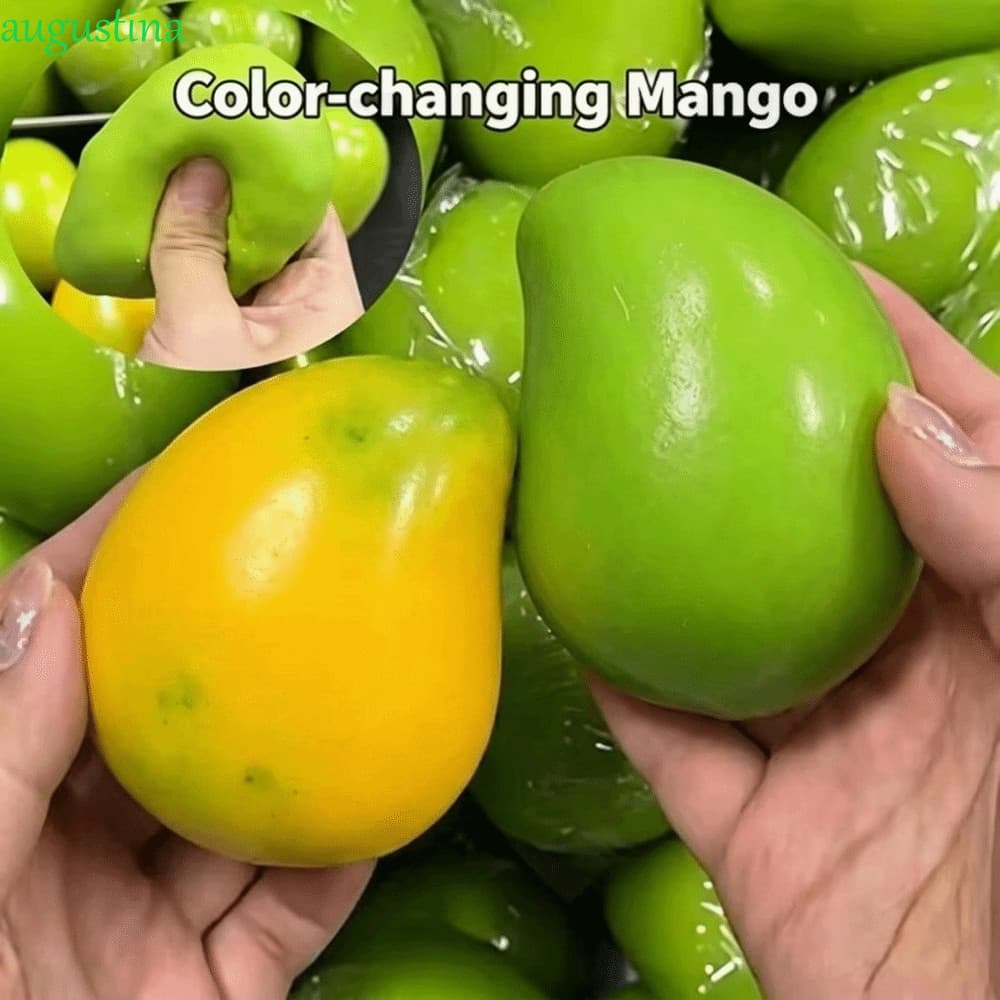 Brinquedo De Apertar De Manga AUGUSTINA , Bola De Estresse De Limão Que Muda De Cor Artesanal , Pitada De Frutas De Simu