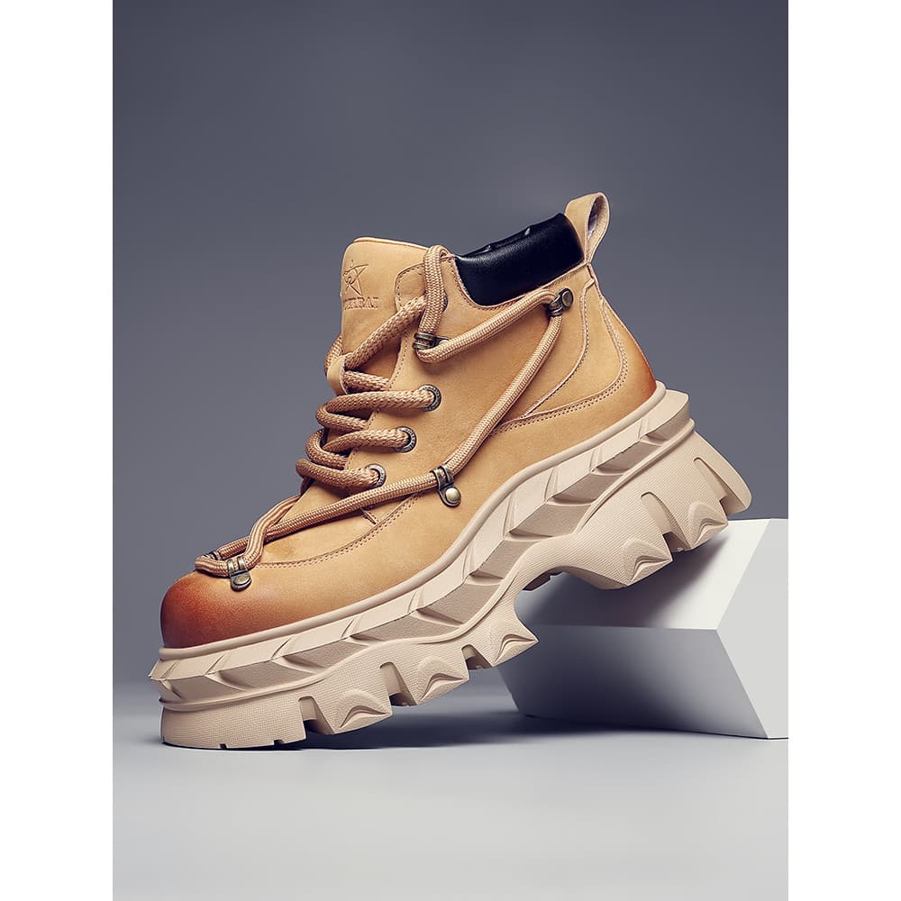 Mobe Martin botas masculinas 2026 primavera novas botas masculinas inverno de sola macia sapatos masculinos pretos botas