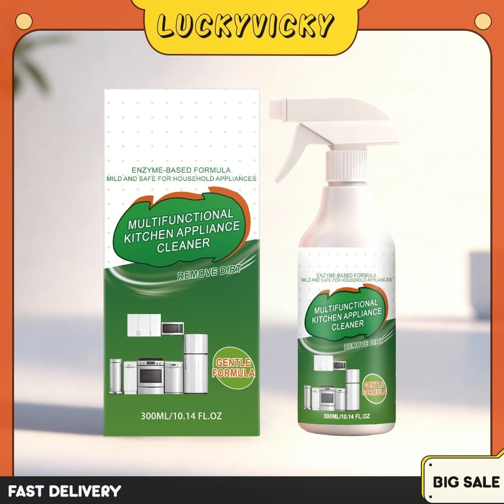 Spray De Limpeza De Graxa Multiuso Para Espuma Enzimática 300ml Exaustores E Fornos De Fogão